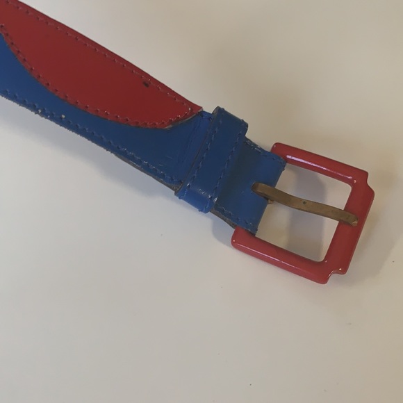 SAINT LAURENT rive gauche Leather Belt - Picture 3 of 8